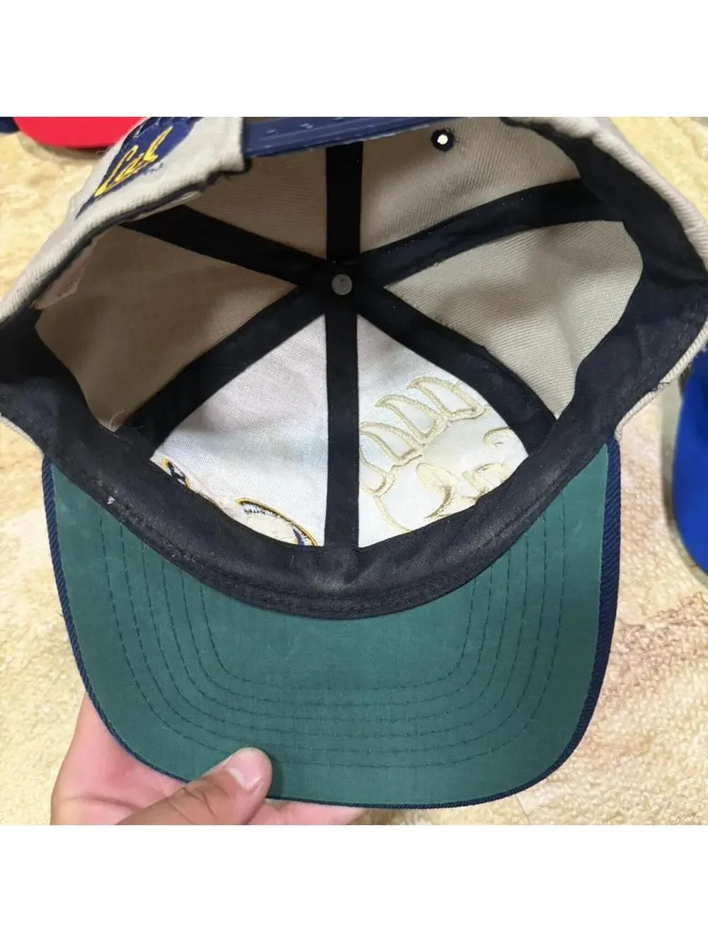 Vintage Cal Golden Bears Capboy Snapback Hat Cap RARE